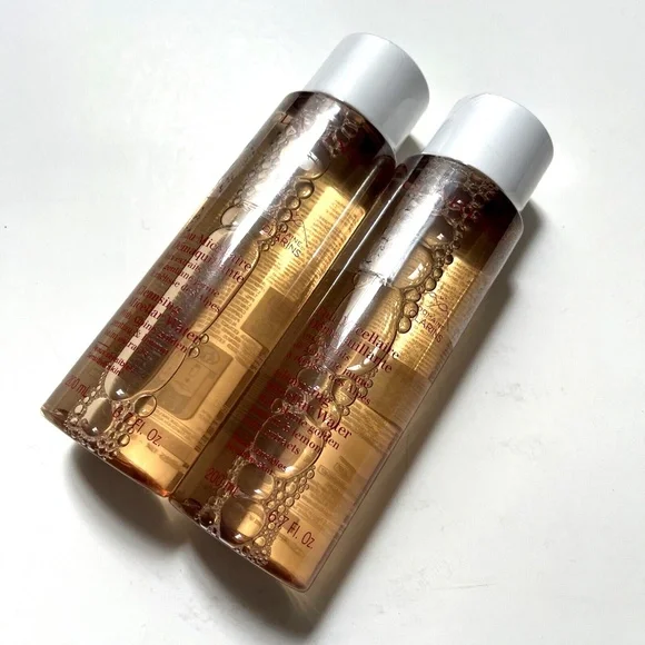 Lot 2x New Sealed CLARINS Cleansing Micellar Water 200ml 6.7fl oz Lemon Balm